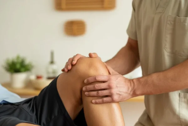 Rehabilitación de rodilla tras una operación de ligamento cruzado